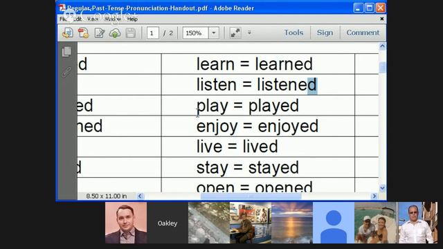 Pronunciation - Past Tense (ed) смотреть онлайн