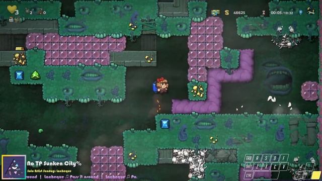 [Spelunky 2] No Teleporter All Characters in 22:08.304 смотреть онлайн