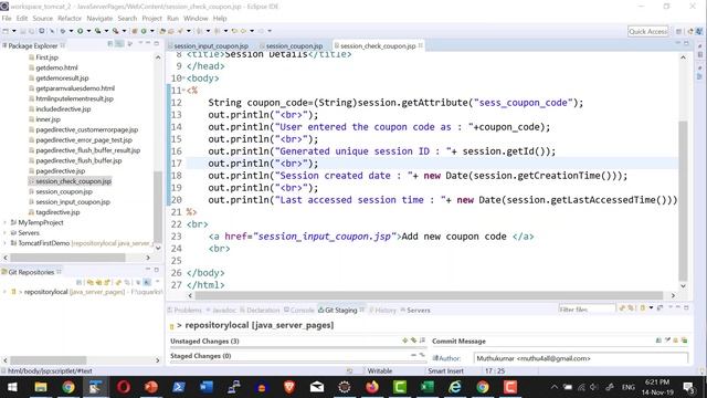 Session more methods invalidate - Video 45 смотреть онлайн
