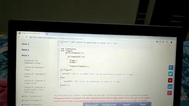 Nptel Problem solving through C week 5 program 1,2,3,4,5 Solved.(2018) смотреть онлайн