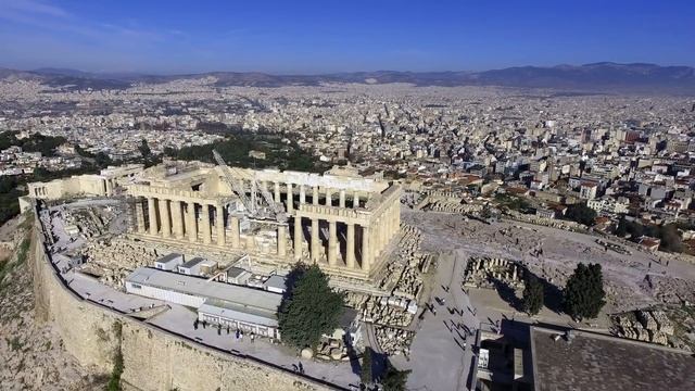 Acropolis - Parthenon - Athens, Greece 4K