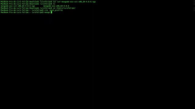 Instalando o MongoDB no Mac OS X смотреть онлайн