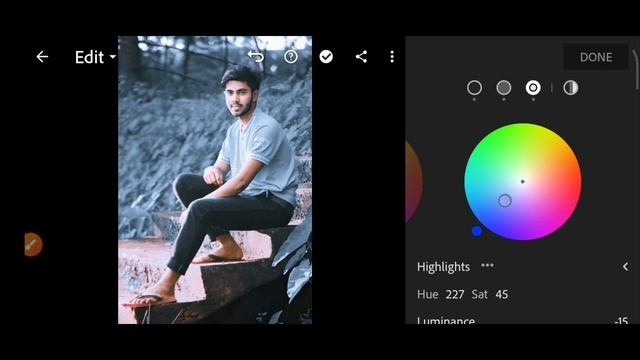 dark blue effect lightroom photo editing // free preset download // смотреть онлайн