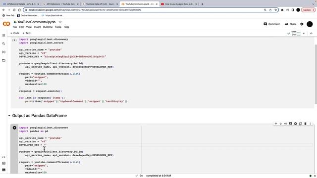 How to extract YouTube Comments Using the YouTube API смотреть онлайн