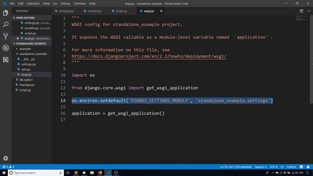 Using Django in a Standalone Script смотреть онлайн