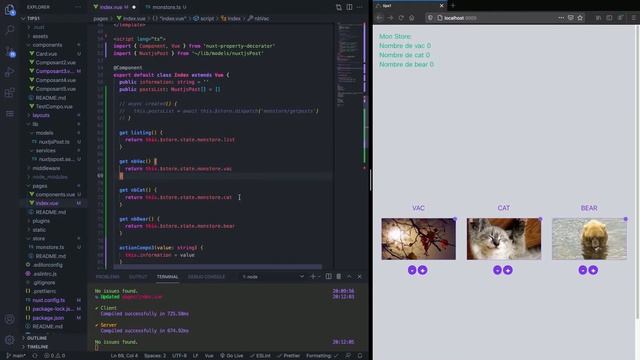 Tips 4 - Utilisation simple du store VueX sur NuxtJs смотреть онлайн