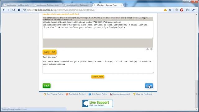 ioptinboost sign up form integration смотреть онлайн