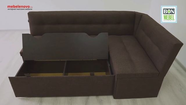 Угловая скамья Квадро тип 1 ткань смотреть онлайн