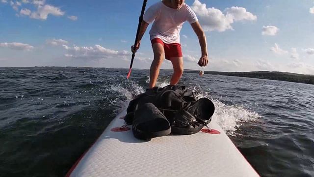 Наваливаю на заряженом esup. Разгоним электрический sup board до максимума. смотреть онлайн