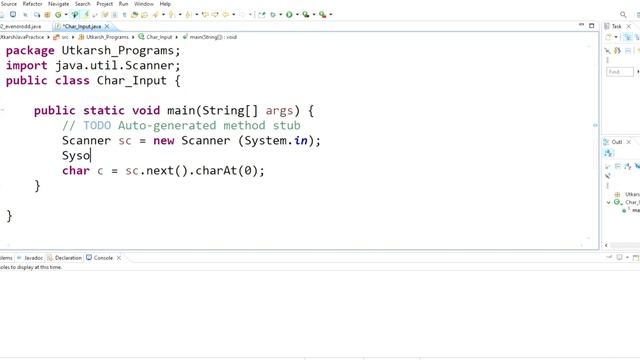 How to input char in java | #java смотреть онлайн