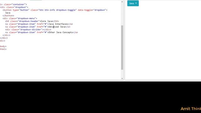 How to create Dropdown Menu in Bootstrap смотреть онлайн