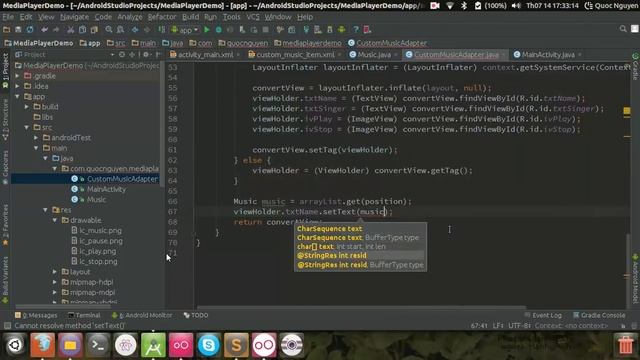 Create A Simple Music Player Using MediaPlayer In Android смотреть онлайн