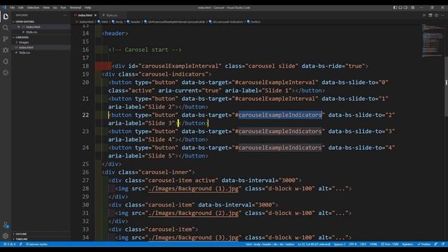 How To Make Carousel and Navbar using Bootstrap смотреть онлайн
