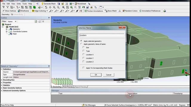 CFD simulation of air flow in a building (Part-1) смотреть онлайн