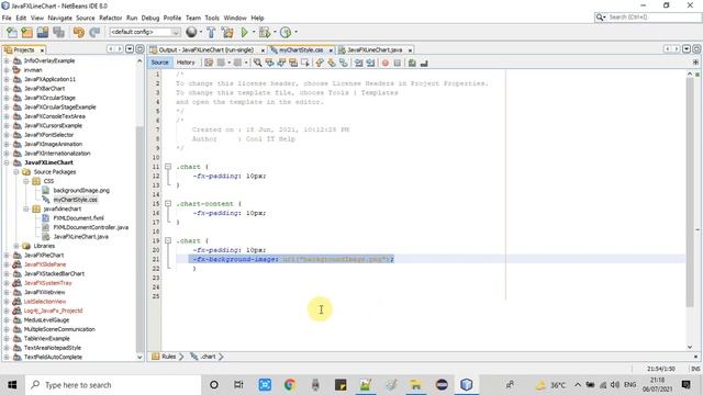 How to set background color and image for the JavaFX chart? смотреть онлайн