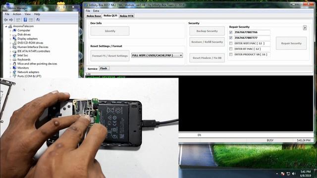 Nokia 2 TA-1011 Imei Repair Imei Null Invalid Imei No Service Fix New Method 2019 смотреть онлайн