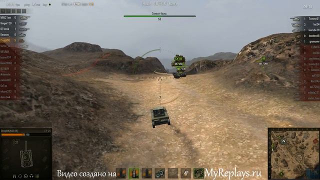 WOT: Эль-Халлуф - СУ-26 - 6 фрагов - Воин, смотреть онлайн