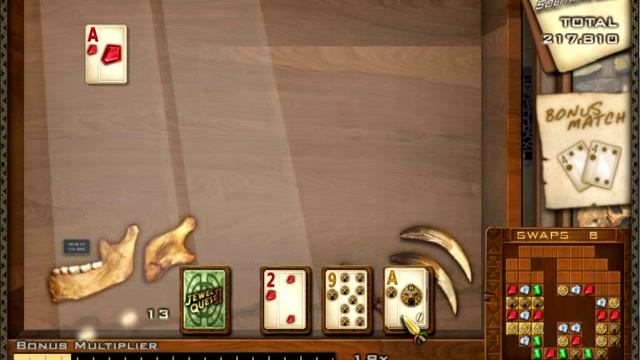Jewel Quest Solitaire 2: an eye for an eye, a skeleton for a husband??? смотреть онлайн