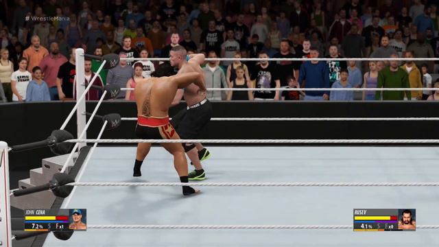John Cena Vs Rusev WrestleMania 31 Full Match #wwe #johncena #gameplay