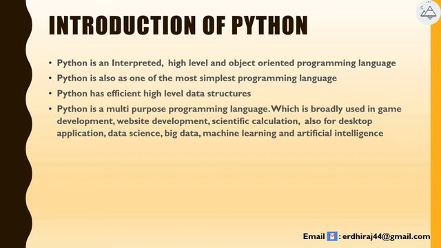 Introduction to python | Tutorial 1 смотреть онлайн