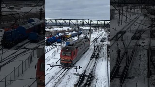 9в1! Одна эт2м Шесть тэм18дм два 2эс6 и один тэм7а на ст. электродепо