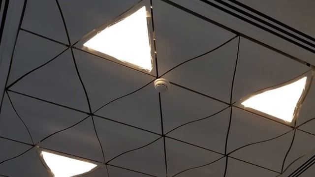 Установка 3D модульного потолка, Москва Сити 01.07.21 смотреть онлайн