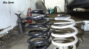 Замена задней пружины Opel Omega B