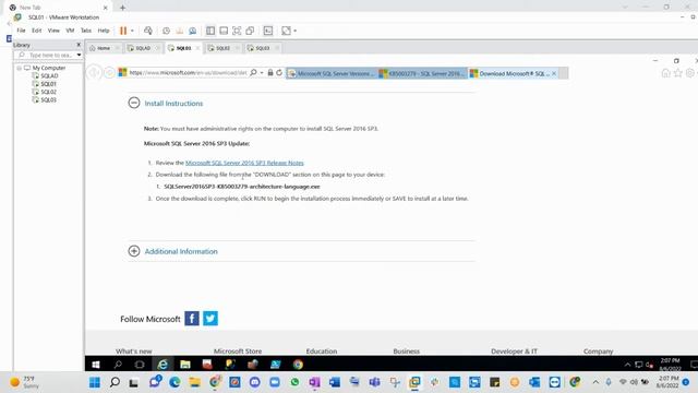 SQL Server: Patching SQL Server 2016 SP2 to SP3 смотреть онлайн