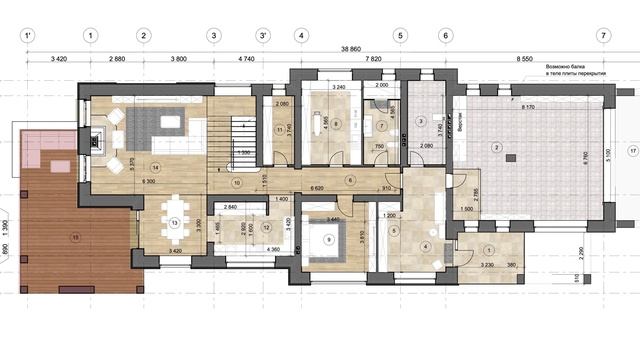 Индивидуальный проект дома в стиле Современного шале смотреть онлайн