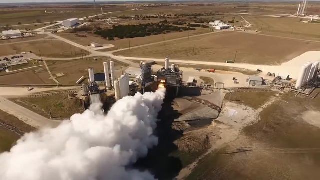 SpaceX - испытание двигателя Merlin смотреть онлайн