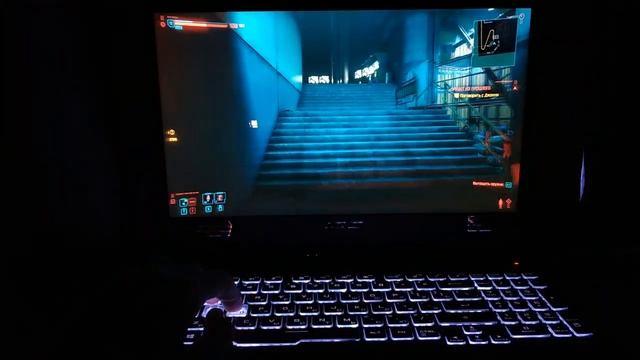 ASUS TUF A15 - Adaptive keyboard backlight effect смотреть онлайн