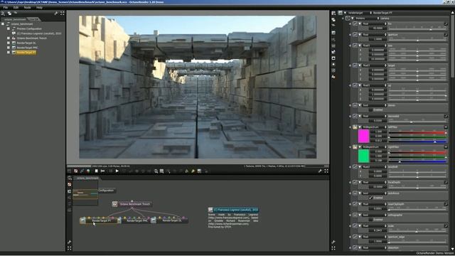 Benchmark 02 - Dual NVidia GeForce GTX 590 (2x590 GTX, 4xGPU, 4xGF110) in OTOY Octane Render смотреть онлайн