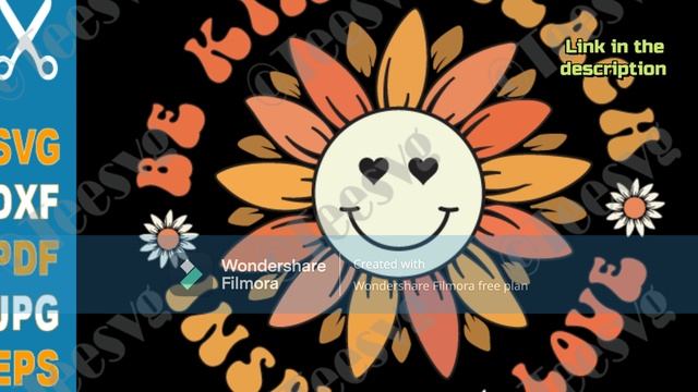 Teach Love Inspire Sunflower SVG PNG Teacher SVG Groovy Hippy Be Kind SVG Elementary | Teesvg смотреть онлайн