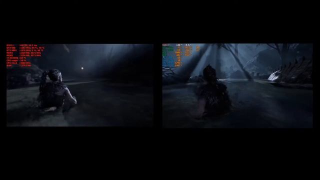 Hellblade Senua's Sacrifice story playthorugh 1080p GTX 980 SLI vs GTX 1080 SLI PC смотреть онлайн