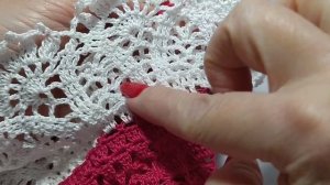 4я часть  МК Детское многоярусное платье крючком " Английская роза"