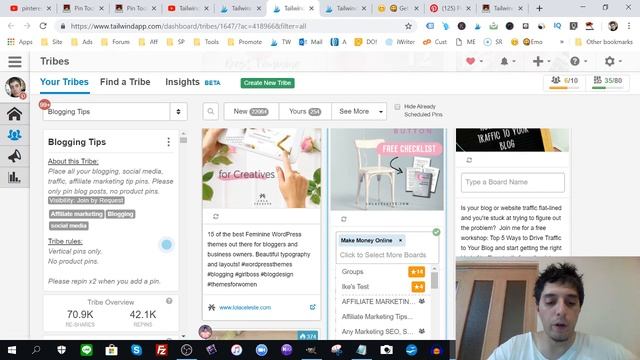 Best Tailwind Tribes Strategy That Beats Pinterest Group Boards смотреть онлайн