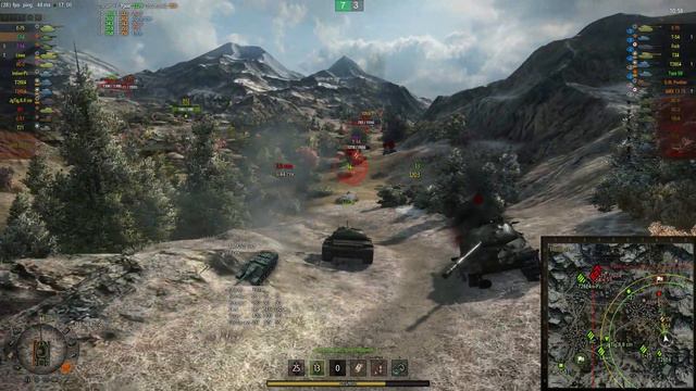 World of Tanks веселые покатушки на т-54 с краном смотреть онлайн