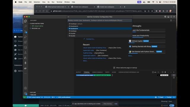 Cloudnative 002 Developer environment setup with dev containers смотреть онлайн