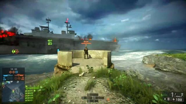 BF4 NAVAL STRIKE Gameplay - Carrier Assault w/ AR-160 (Battlefield 4 Naval Strike DLC) смотреть онлайн