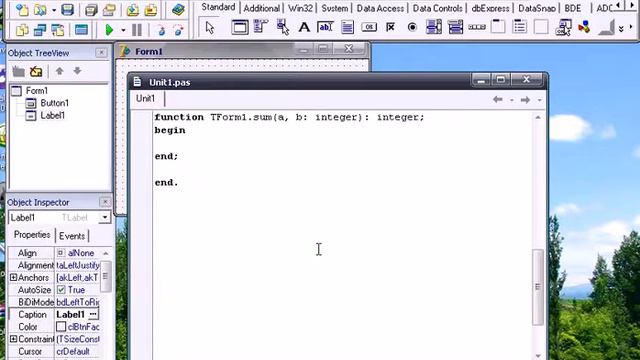 1 10 Delphi Теоретический курс   Подпрограммы Функции 480p