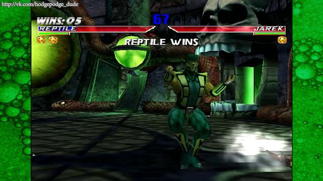 Hodgepodgedude играет Mortal Kombat Gold за Reptile смотреть онлайн
