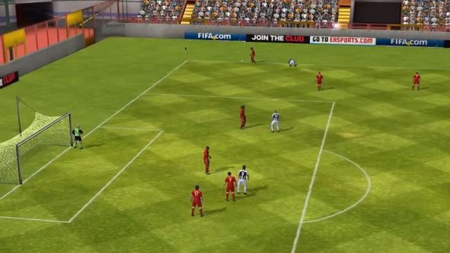 Навес со штрафного на дальнюю штангу FIFA 13 IPhone/iPad - Juventus Vs. FC Bayern