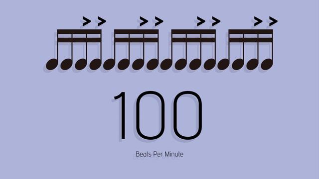 BPM = 100　メトロノーム - metronome - 16分 アクセント2-3 смотреть онлайн