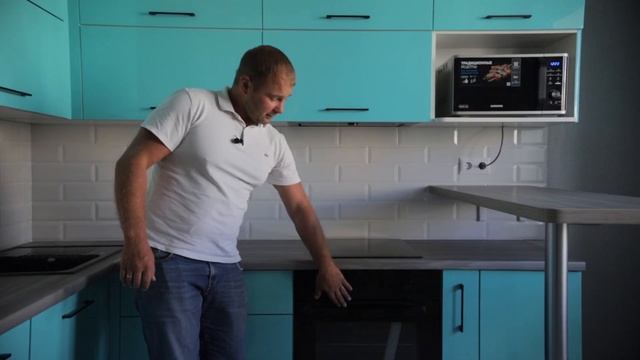 Кухня в Минске из МДФ. Краска под лаком смотреть онлайн