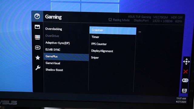 معاينة شاشة ASUS TUF VG279QM ملكة السرعة смотреть онлайн
