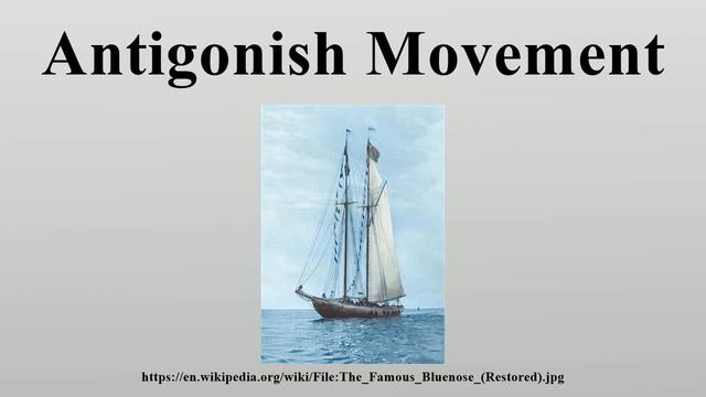 Antigonish Movement смотреть онлайн