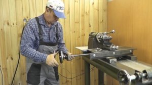 САМОДЕЛЬНЫЙ ТОКАРНЫЙ СТАНОК ПЕРВАЯ СТРУЖКА.