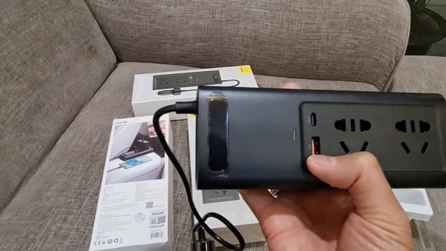 Baseus In-car Inverter 150W | Bộ đổi nguồn 12v ra 220V cho ô tô смотреть онлайн