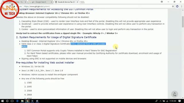 GST Online Portal ?? : System Requirements, Browser, DSC, Installing the Web Socket | Part 2 смотреть онлайн