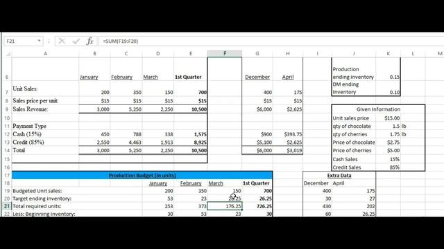 Topic 7 Andy's Excel Application Problem смотреть онлайн